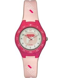 Fila - Accessoires ,Roze Kinderhorloge Kids 30 Mm Siliconen Band 38-204 - Lyst
