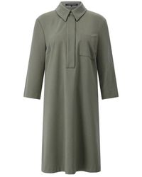 Luisa Cerano - Sportieve Midi Jurk Met Polokraag - Lyst