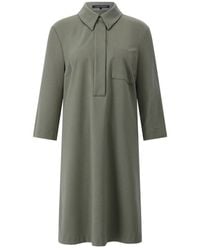 Luisa Cerano - Sportliches Midi-Kleid Mit Polokragen - Lyst