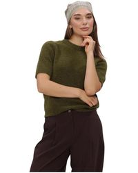 Y.A.S - Johi Ss Wollmischung Pullover - Lyst