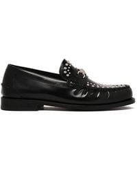Versace - Medusa '95 Embellished Loafers - Lyst