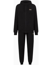 EA7 - Fitness ,Zwart ,Katoen Stijlvolle Trainingspak Set - Lyst