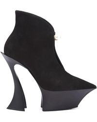 Mugler - 95Mm Fang Sculpted-Heel Boots - Lyst