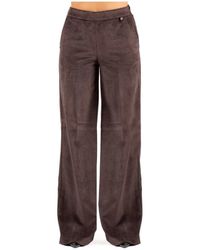 Luckylù - Wide Trousers - Lyst