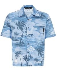 Palm Angels - Short Sleeve Shirts - Lyst