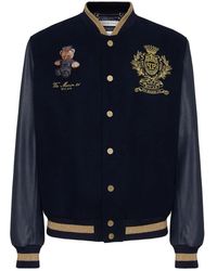 Philipp Plein - Chaqueta Teddy Doorman Con Oso Bordado - Lyst