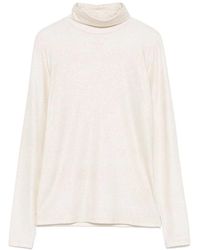 Majestic Filatures - Collezione maglioni bianchi - Lyst
