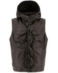 Engineered Garments - Schwarze Field Vest Jacke Aw24 - Lyst
