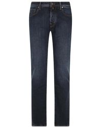 Jacob Cohen - Jeans ,Blauw ,Katoen Straight Jeans - Lyst