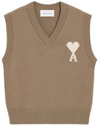Ami Paris - Adc Mouwloze Trui - Lyst