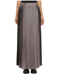 SANCTAMUERTE - Plissee-Maxirock Mit Elastischem Bund - Lyst