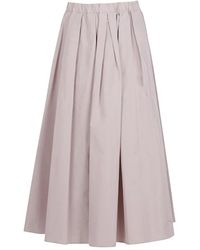 Weekend by Maxmara - Rokken ,Roze ,Katoen Gonna Midi - Lyst