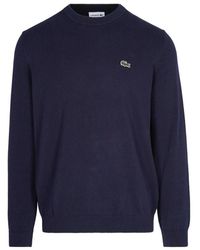 Lacoste - Round-Neck Knitwear - Lyst