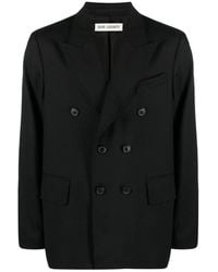 Our Legacy - Jassen ,Zwart ,Wol Ongevoerde Double-Breasted Blazer - Lyst
