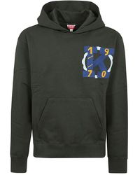KENZO - Dunkel khaki sweatshirt - Lyst