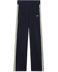 Autry - Broeken ,Blauw ,Gebreide Tennis Viscose Joggingbroek - Lyst