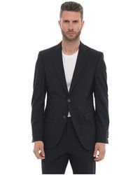 HUGO - Jassen ,Blauw ,Wol H-Harvey Jacket - Lyst