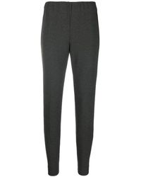 Le Tricot Perugia - Graue stretch leggings mit geradem schnitt - Lyst