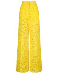 Dolce & Gabbana - Wide Trousers - Lyst