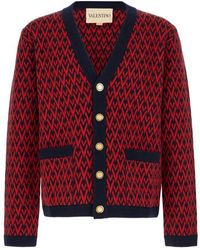Valentino Garavani - Baumwoll-Cardigan Für Männer - Lyst