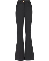 Balmain - Tailored Grain De Poudre Broek - Lyst