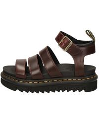 Dr. Martens - Blaire Leren Sandalen Met Bandjes - Lyst