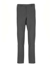 PT Torino - Broeken ,Grijs ,Wol Grijze Wol Maatwerk Broek Met Charme - Lyst