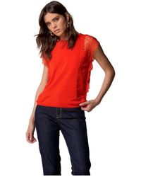 Kocca - Overhemden ,Rood ,Blouse - Lyst