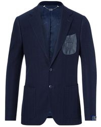 Billionaire - Jassen ,Blauw ,Katoen Fabian Blazer - Lyst