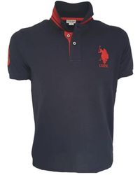 U.S. POLO ASSN. - Baumwoll-T-Shirt Mit Logo - Lyst