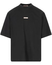 Marni - Schwarze T-Shirts Und Polos - Lyst
