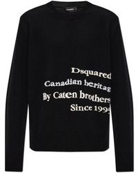 DSquared² - Jersey con texto bordado - Lyst