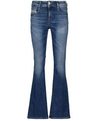 DIESEL - Jeans ,Blauw ,Denim Flared Jeans - Lyst