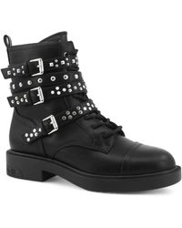 Guess - Fynal Stud Combat Boot - Lyst