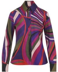 PUCCI - Seidenes Hemd Für Frauen - Lyst