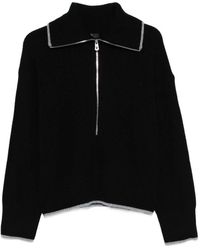 Pinko - Truien & Vesten ,Zwart ,Stijlvolle Sweaters Collectie - Lyst