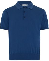 Canali - Polo Met Korte Mouwen - Lyst