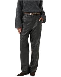 Gestuz - Leather Trousers - Lyst
