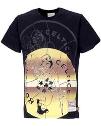 Mitchell & Ness - Tops ,Veelkleurig ,Katoen Boston Celtics Nba Tee Hardwood Classics - Lyst