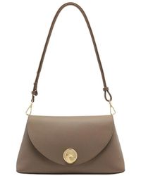 Coccinelle - Moderne Leren Tas Met C-Me Detail - Lyst