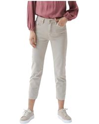 Salsa Jeans - Cropped Trousers - Lyst