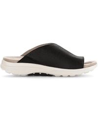 Gabor - Schoenen ,Zwart ,Leer Zwarte Rollende Slide Sandaal - Lyst
