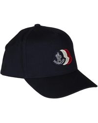 Moncler - Accessoires ,Blauw ,Cappello Baseball - Lyst