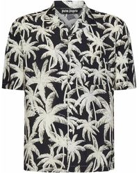 Palm Angels - Camicia a maniche corte con stampa palm - Lyst