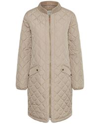 Cream - Jassen ,Gewatteerde Jas Zilver Mink - Lyst