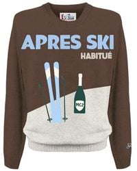 Mc2 Saint Barth - Apres Ski Stylized Crewneck Sweater - Lyst