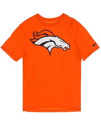 Nike - Fitness ,Oranje ,Katoen Nfl Logo Essential Tee - Lyst