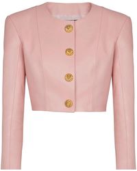 Balmain - Leather Jackets - Lyst