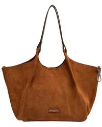 Gianni Chiarini - Tassen ,Bruin ,Leer Dua Shoulder Bag - Lyst