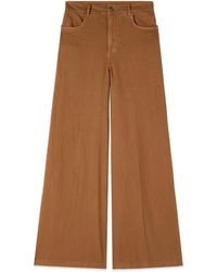 Oltre - Wide Jeans - Lyst